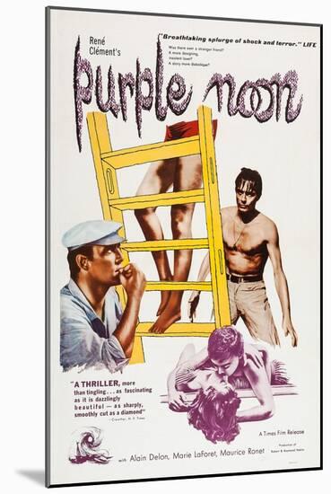 Purple Noon-null-Mounted Art Print