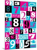 Purple Numbers-Philip Sheffield-Mounted Giclee Print