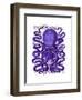 Purple Octopus-Fab Funky-Framed Art Print