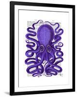 Purple Octopus-Fab Funky-Framed Art Print