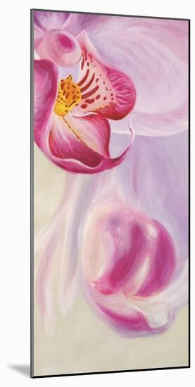 Purple Orchids III-Cynthia Ann-Mounted Art Print