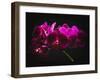 Purple Orchids with Painted Light-George Oze-Framed Photographic Print