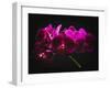 Purple Orchids with Painted Light-George Oze-Framed Photographic Print