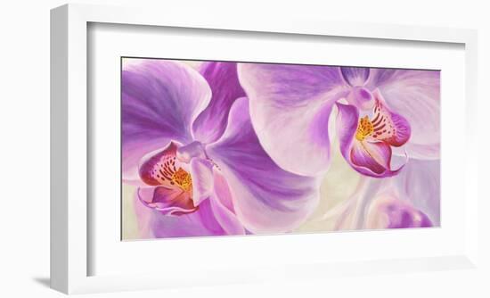 Purple Orchids-Cynthia Ann-Framed Giclee Print