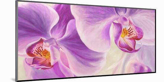 Purple Orchids-Cynthia Ann-Mounted Giclee Print