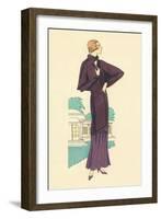 Purple Outfit-null-Framed Art Print