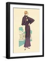 Purple Outfit-null-Framed Art Print