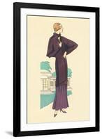 Purple Outfit-null-Framed Art Print