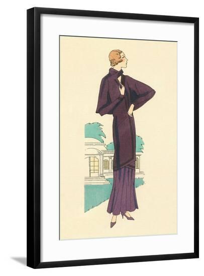 Purple Outfit--Framed Art Print