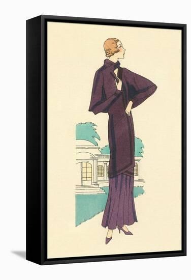 Purple Outfit-null-Framed Stretched Canvas