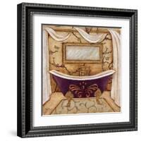 Purple Passion Bath I-null-Framed Art Print