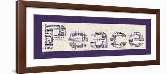 Purple Peace-Diane Stimson-Framed Art Print