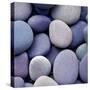 Purple Pebbles-null-Stretched Canvas