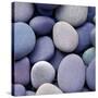 Purple Pebbles-null-Stretched Canvas