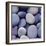 Purple Pebbles-null-Framed Premium Photographic Print