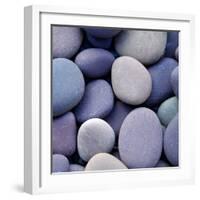 Purple Pebbles-null-Framed Photographic Print