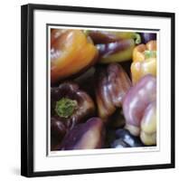 Purple Peppers-Stacy Bass-Framed Giclee Print