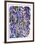 Purple Philodendron-Cat Coquillette-Framed Art Print