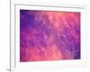 Purple Pink Abstract Background Polygon-Talashow-Framed Art Print