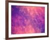 Purple Pink Abstract Background Polygon-Talashow-Framed Art Print