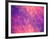 Purple Pink Abstract Background Polygon-Talashow-Framed Art Print