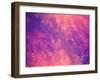 Purple Pink Abstract Background Polygon-Talashow-Framed Art Print