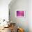 Purple Pink Abstract Background Polygon-Talashow-Framed Art Print displayed on a wall
