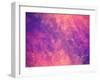 Purple Pink Abstract Background Polygon-Talashow-Framed Art Print