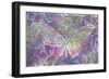 Purple Pink Butterfly Watercolor-Cora Niele-Framed Giclee Print