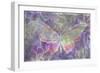 Purple Pink Butterfly Watercolor-Cora Niele-Framed Giclee Print