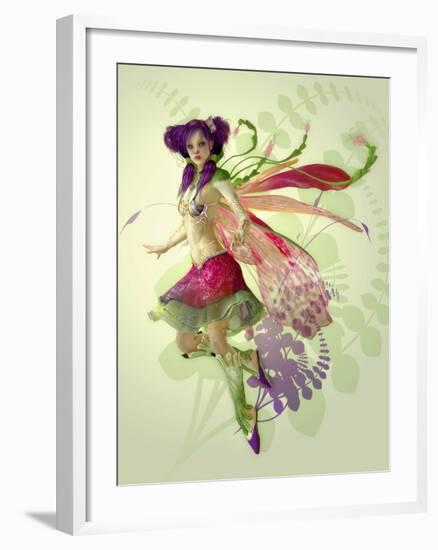 Purple Pixie-Atelier Sommerland-Framed Art Print