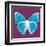 Purple Pop Butterfly-Christine Caldwell-Framed Art Print