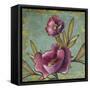 Purple Poppies I-Lanie Loreth-Framed Stretched Canvas