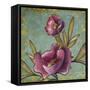 Purple Poppies I-Lanie Loreth-Framed Stretched Canvas