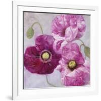 Purple Poppies I-li bo-Framed Giclee Print