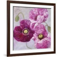 Purple Poppies I-li bo-Framed Giclee Print