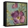 Purple Poppies II-Lanie Loreth-Framed Stretched Canvas