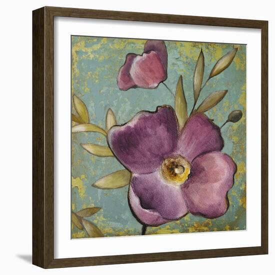 Purple Poppies II-Lanie Loreth-Framed Premium Giclee Print