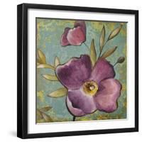 Purple Poppies II-Lanie Loreth-Framed Premium Giclee Print