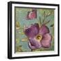 Purple Poppies II-Lanie Loreth-Framed Premium Giclee Print