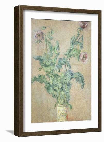 Purple Poppies-Claude Monet-Framed Giclee Print