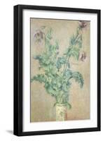 Purple Poppies-Claude Monet-Framed Giclee Print