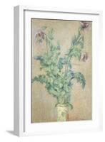 Purple Poppies-Claude Monet-Framed Giclee Print