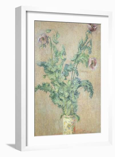 Purple Poppies-Claude Monet-Framed Giclee Print