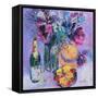 Purple Poppies-Sylvia Paul-Framed Stretched Canvas