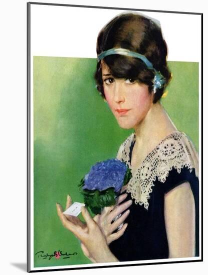 "Purple Posey,"May 22, 1926-Penrhyn Stanlaws-Mounted Giclee Print