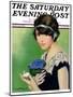 "Purple Posey," Saturday Evening Post Cover, May 22, 1926-Penrhyn Stanlaws-Mounted Giclee Print