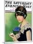 "Purple Posey," Saturday Evening Post Cover, May 22, 1926-Penrhyn Stanlaws-Mounted Giclee Print