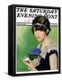 "Purple Posey," Saturday Evening Post Cover, May 22, 1926-Penrhyn Stanlaws-Framed Stretched Canvas