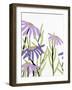 Purple Power 1-Ann Bailey-Framed Art Print